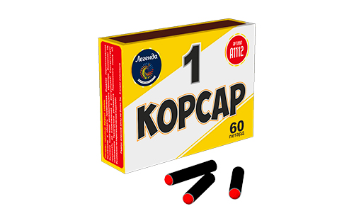  Петарды Корсар 1 в пленке  в Медвежьегорске