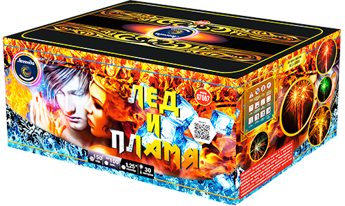  Батарея салютов Лед и пламя  в Медвежьегорске